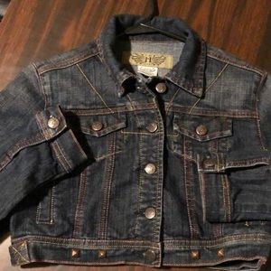 Hint jeans crop Jean jacket